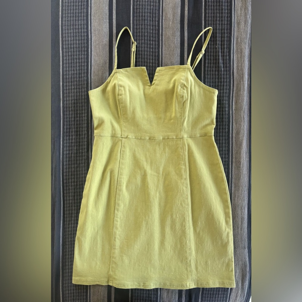 MINKPINK Denim Green dress